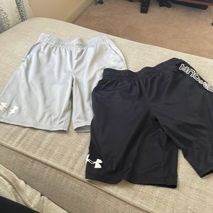 Lot of 2 Boys Under Armour shorts